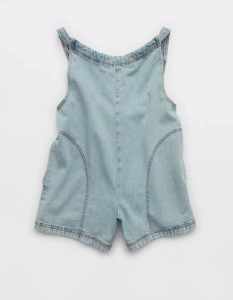 Aerie Denim Shortalls