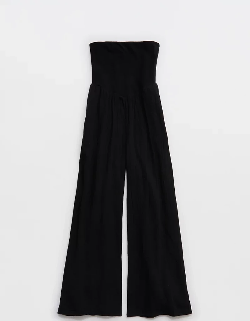Aerie At The Barre Strapless Jumpsuit