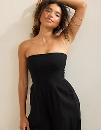 Aerie At The Barre Strapless Jumpsuit