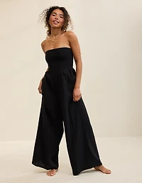 Aerie At The Barre Strapless Jumpsuit