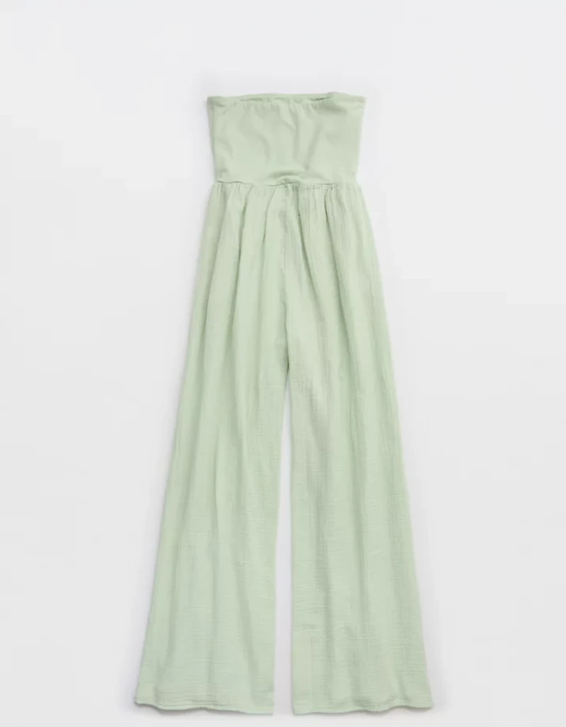 Aerie At The Barre Strapless Jumpsuit