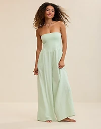 Aerie At The Barre Strapless Jumpsuit