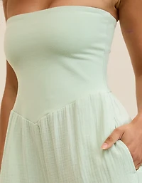 Aerie At The Barre Strapless Jumpsuit