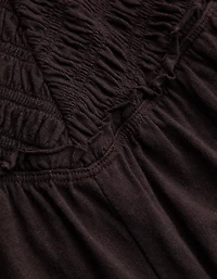 Aerie Happiest Smocked Jumpsuit