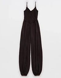 Aerie Happiest Smocked Jumpsuit
