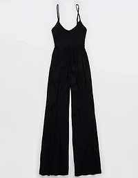 Aerie At The Barre Smocked Jumpsuit