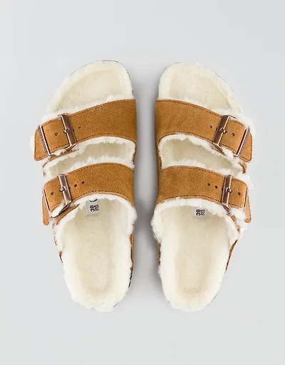 Birkenstock Shearling Arizona Sandal