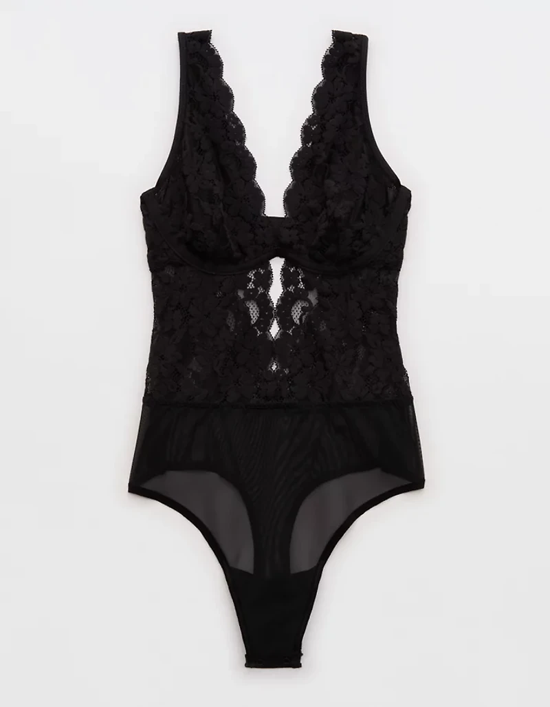 Show Off Chenille Lace Bodysuit