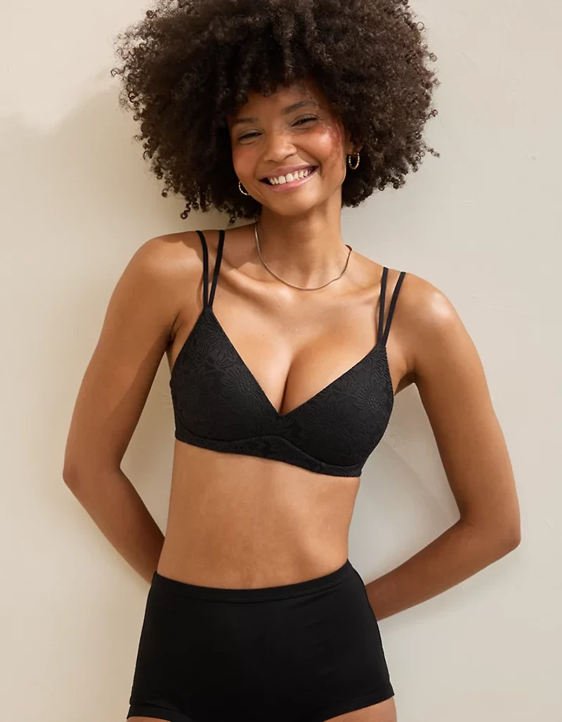 Sunnie Bloom Lace Wireless Push Up Bra