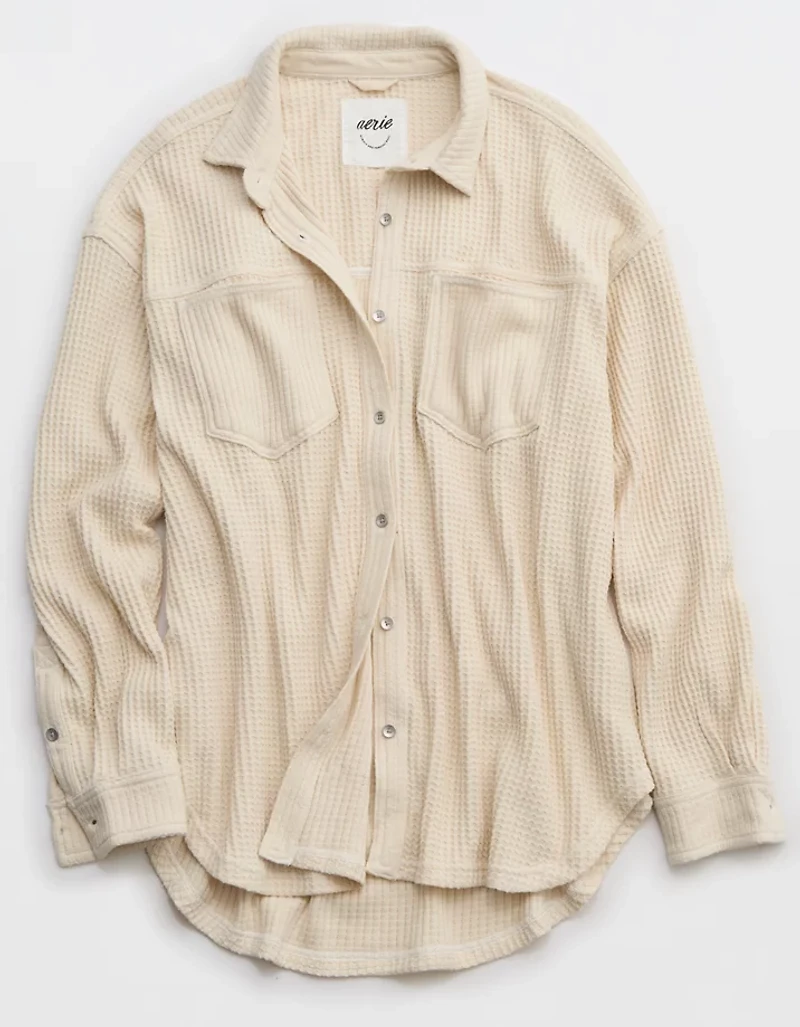 Aerie Anytime Fave Waffle Shirt