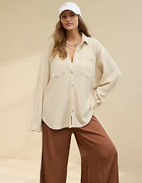 Aerie Anytime Fave Waffle Shirt