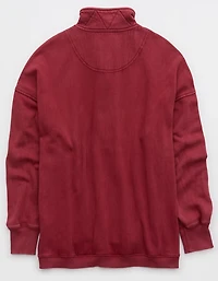 Aerie Getaway Quarter Snap Sweatshirt