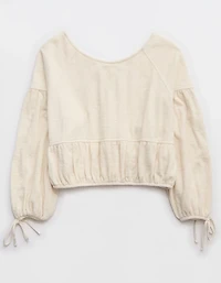 Aerie Endless Summer Cropped Sweatshirt
