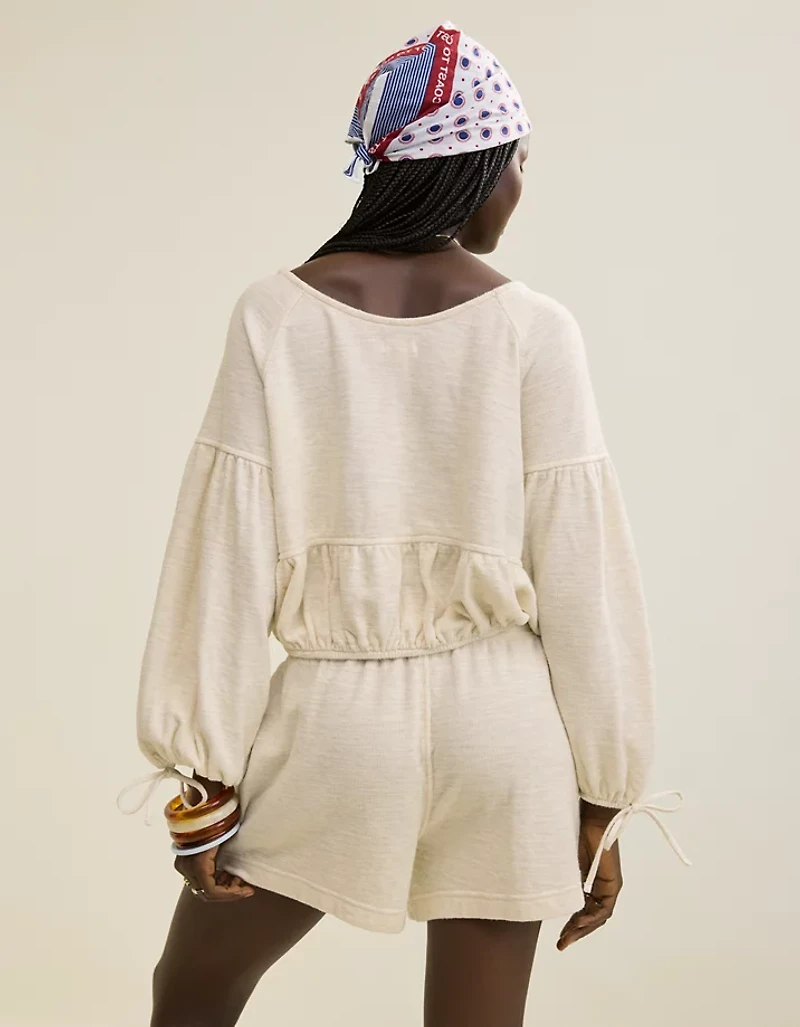 Aerie Endless Summer Cropped Sweatshirt