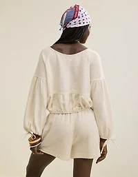 Aerie Endless Summer Cropped Sweatshirt