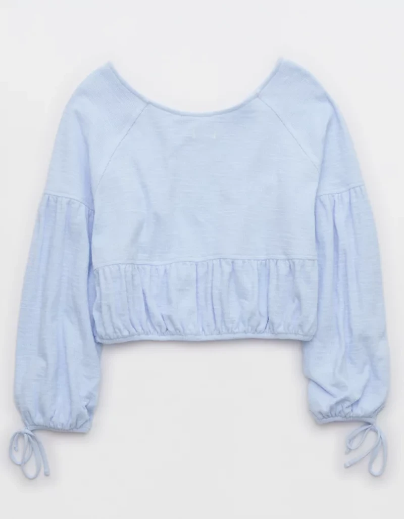 Aerie Endless Summer Cropped Sweatshirt