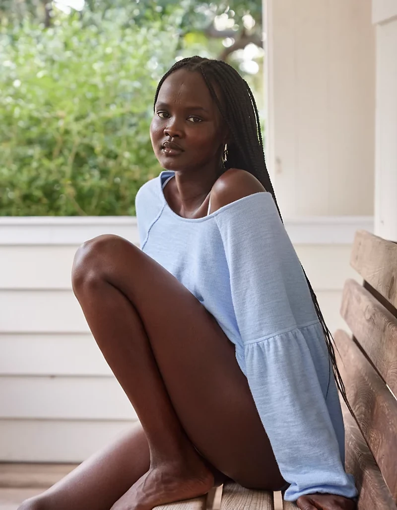 Aerie Endless Summer Cropped Sweatshirt