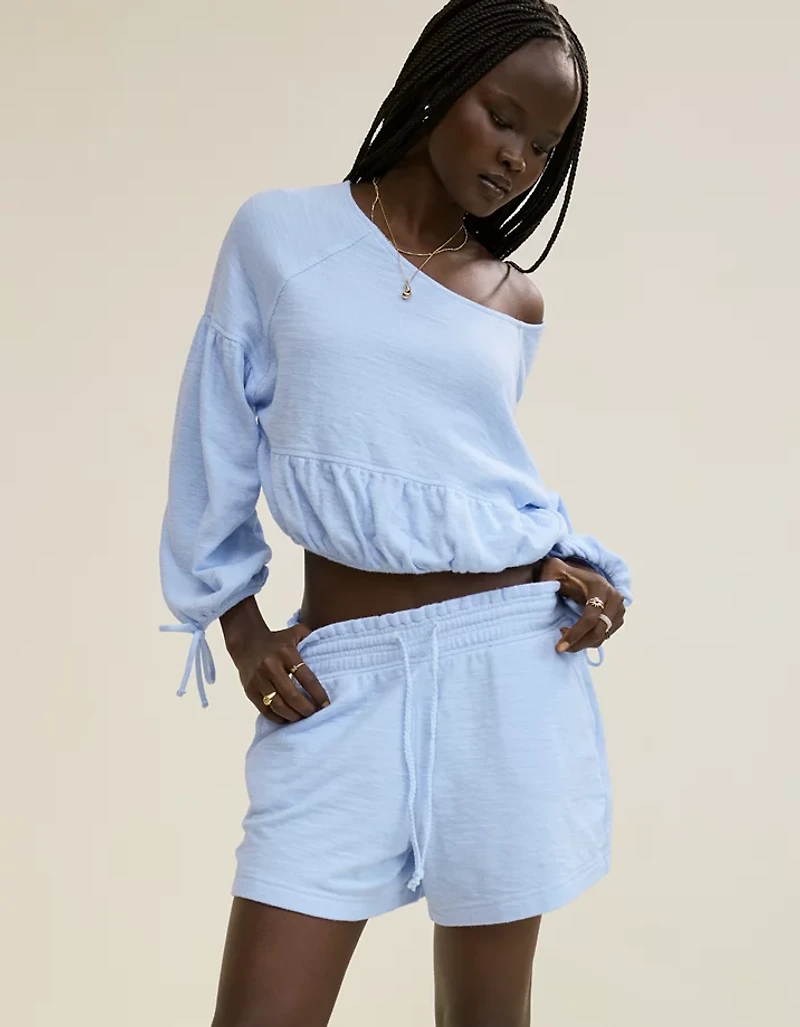 Aerie Endless Summer Cropped Sweatshirt