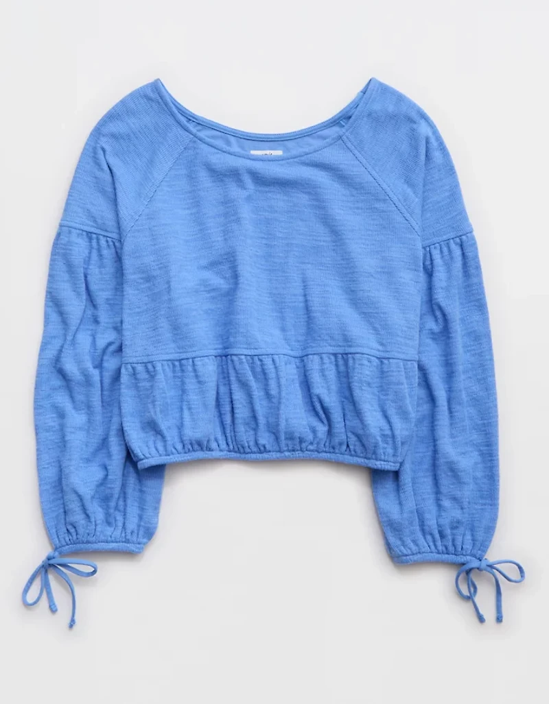Aerie Endless Summer Cropped Sweatshirt