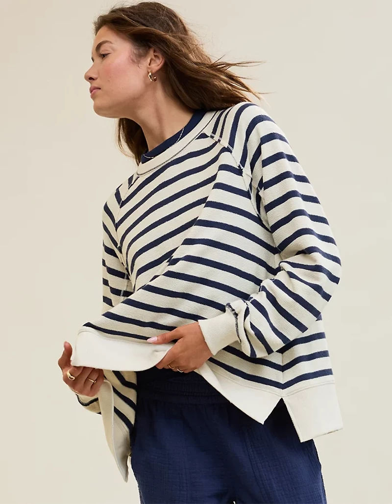 Aerie East West Crew Sweatshirt