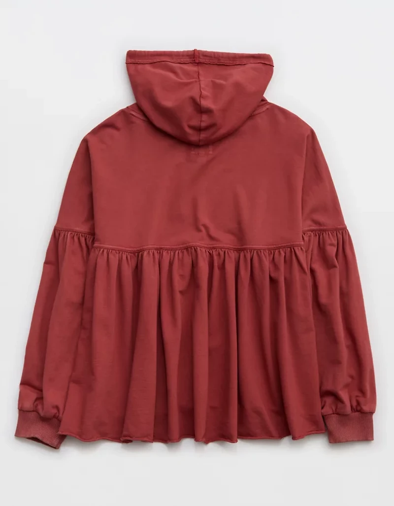 Aerie Peplum Hoodie