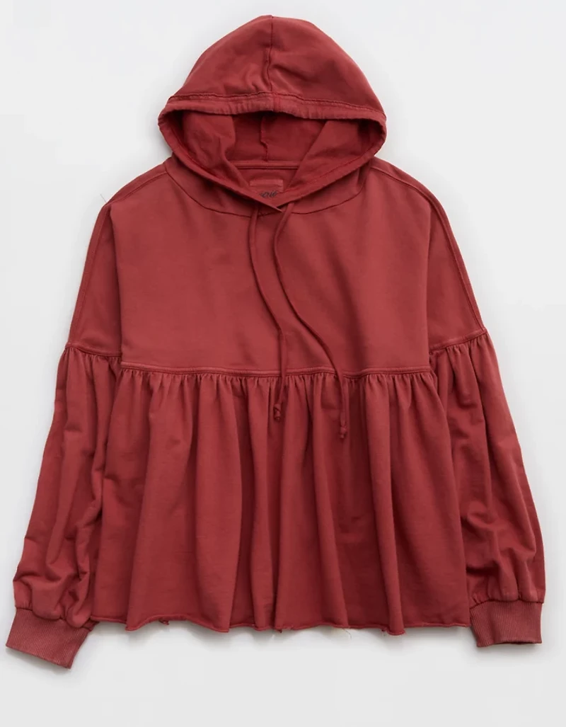Aerie Peplum Hoodie