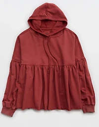 Aerie Peplum Hoodie