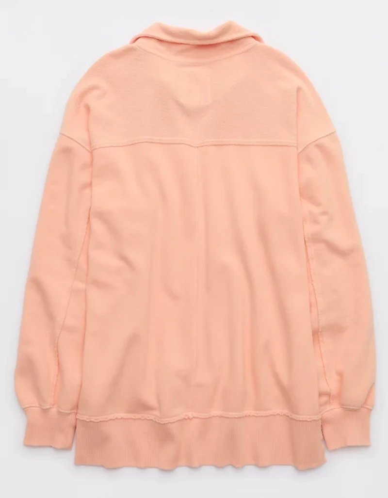 Aerie Starry Skies Open Neck Sweatshirt