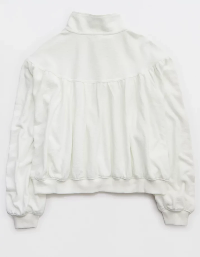 Aerie Soft Life Button Sweatshirt