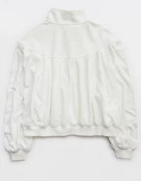 Aerie Soft Life Button Sweatshirt