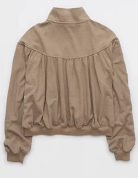 Aerie Soft Life Button Sweatshirt