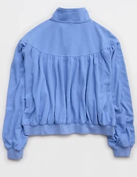 Aerie Soft Life Button Sweatshirt