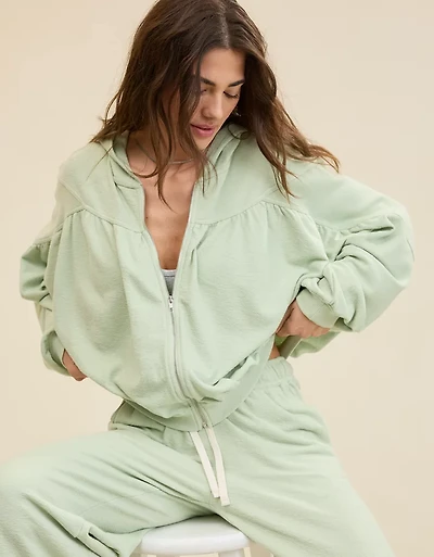 Aerie Soft Life Full Zip Sweatshirt