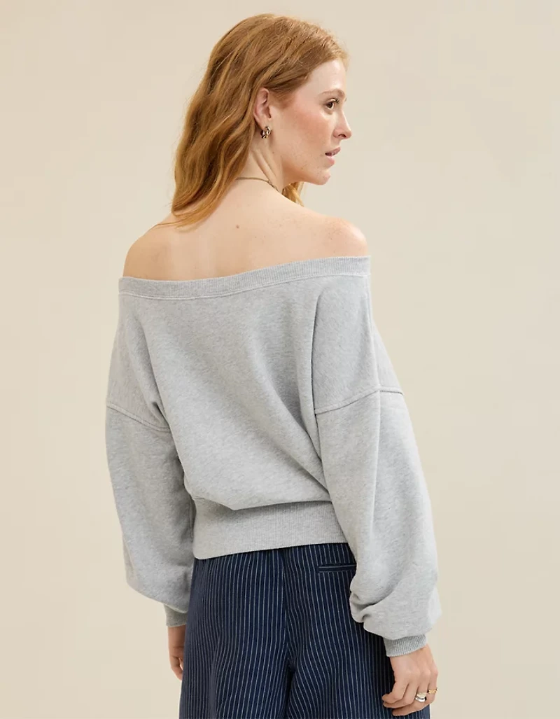 Aerie Off The Shoulder Sweatshirt