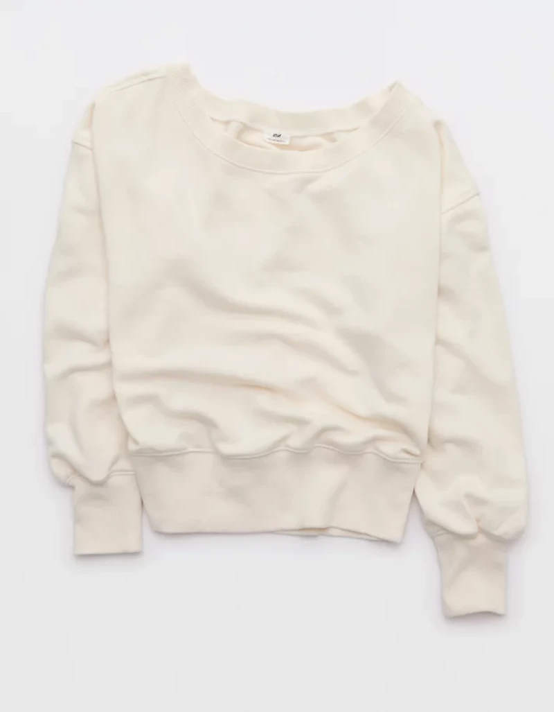 Aerie Off The Shoulder Sweatshirt
