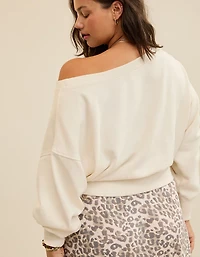 Aerie Off The Shoulder Sweatshirt