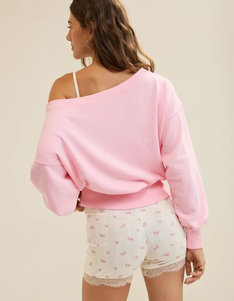 Aerie Off The Shoulder Sweatshirt