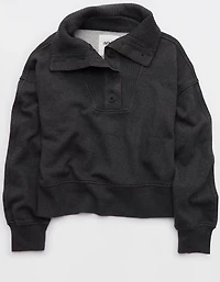 Aerie Best Button Sweatshirt