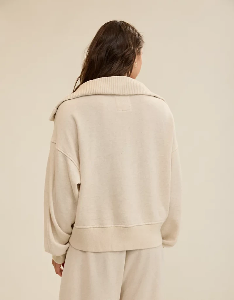 Aerie Best Button Sweatshirt