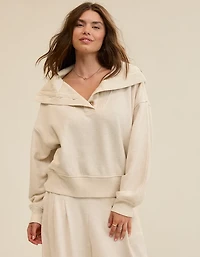 Aerie Best Button Sweatshirt