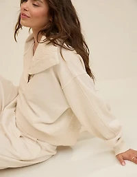 Aerie Best Button Sweatshirt