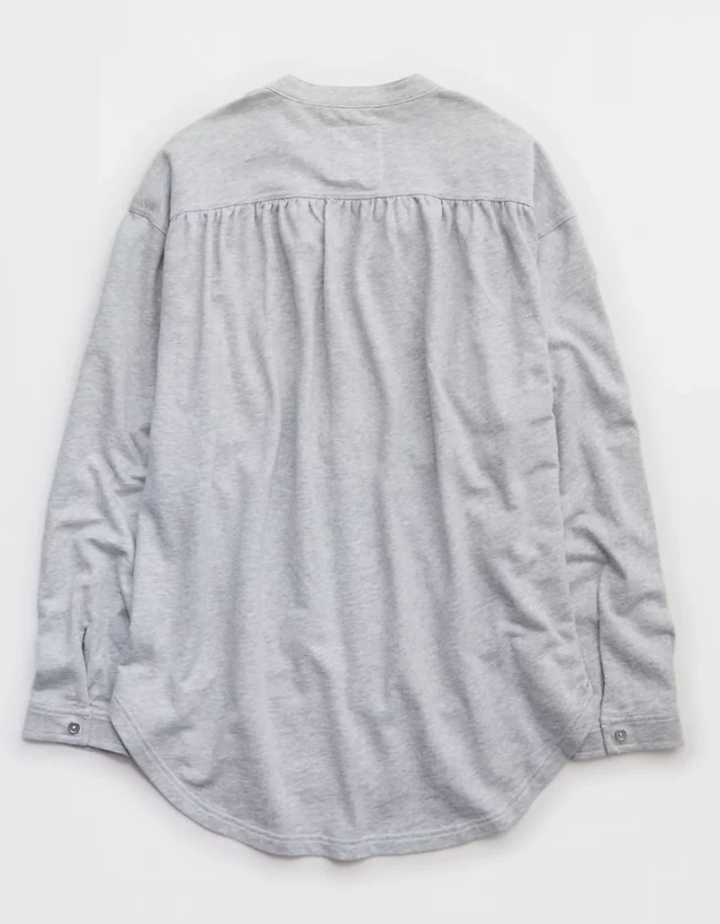 Aerie MagnaReady Adaptive Roll With It Fleece Shirt