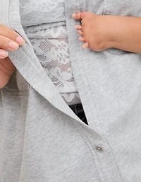 Aerie MagnaReady Adaptive Roll With It Fleece Shirt