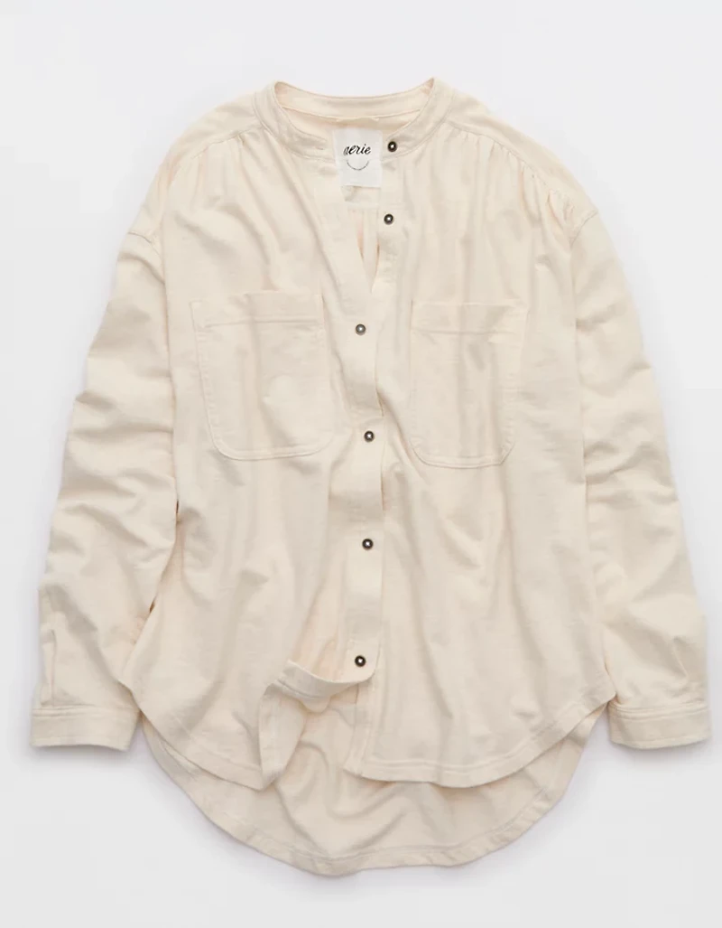 Aerie MagnaReady Adaptive Roll With It Fleece Shirt