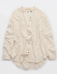Aerie MagnaReady Adaptive Roll With It Fleece Shirt