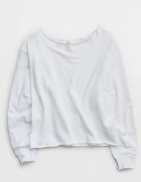 Aerie Alumni Off The Shoulder Sweatshirt