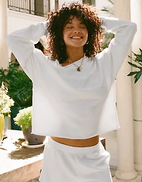Aerie Alumni Off The Shoulder Sweatshirt