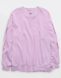 Aerie Très Chic Keyhole Sweatshirt