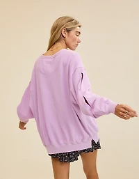 Aerie Très Chic Keyhole Sweatshirt