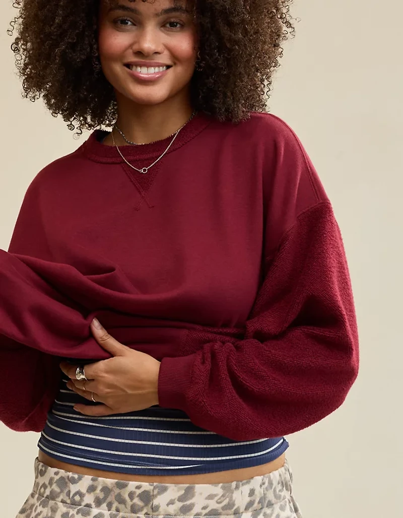 Aerie Très Chic Chenille Sweatshirt